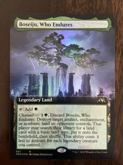 Boseiju, Who Endures - EXTENDED ART FOIL - NM - MTG - 501 - Image 1