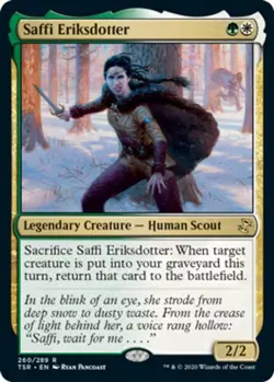 MTG Saffi Eriksdotter - Foil, Time Spiral Remastered, Lightly Played, English - Image 1