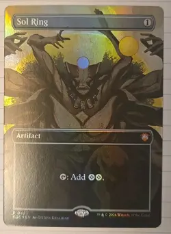 Sol Ring - FOIL from Strixhaven Codex Promo NMOB MTG - Image 1