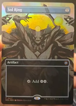 Sol Ring - FOIL from Strixhaven Codex Promo NMOB MTG - Image 2