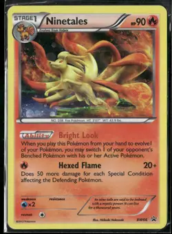 Pokemon TCG Ninetales BW66 Holo 2012 MP - Image 1