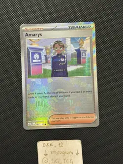 Pokemon Prismatic Evolutions - Amarys - 093/131 - Poke Ball Reverse - M/NM - Image 1