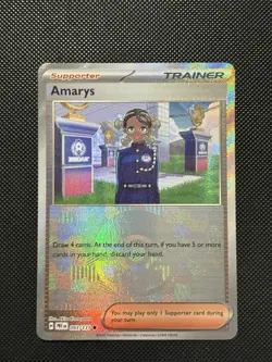 Pokemon Prismatic Evolutions - Amarys - 093/131 - Poke Ball Reverse - M/NM - Image 2