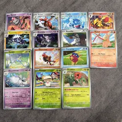 Pokemon TCG Bundle 14 Cards Obsidian Flames Holo Mixed - Image 1