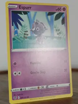 Espurr - Silver Tempest - singles - 081/195 - Pokemon TCG - crochet - Image 4