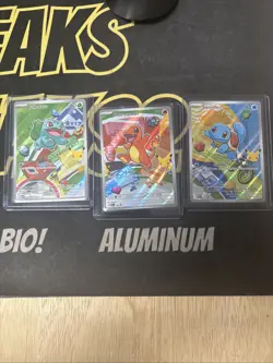 Pokemon First Partner Illustration Collection Series 1 Kanto Gen 1 Starters Set - Image 1