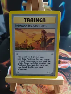 Pokemon Breeder Fields 62/64 Neo Revelation Pokemon Uncommon Lightly Played - Image 1