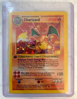1999+ GUARANTEED CHARIZARD- 1 TCG Pack, 1 Vintage, 1 Ultra Rare 50 Card POKEMON - Image 1