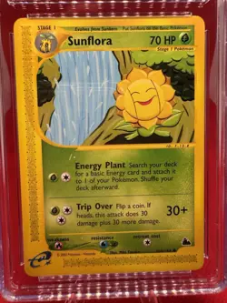 CGC 10 GEM MINT Sunflora 105/144 Rare Skyridge Pokemon TCG 2003 Vintage E-Reader - Image 2