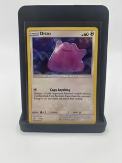 Pokemon TCG Ditto Detective Pikachu Holo Rare Card 17/18 - LP - Image 1