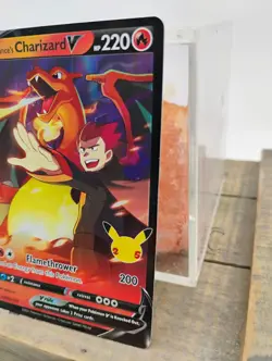 Pokemon Celebrations Lance's Charizard V SWSH133 Black Star Promo NM - Image 2