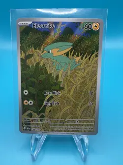 Pokemon Electrike 196/182 Illustration Rare Holofoil Destined Rivals Near Mint - Image 1