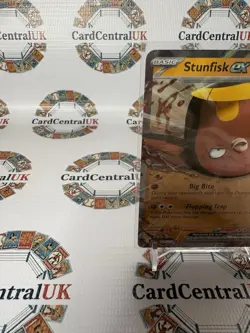 Pokemon TCG Ascended Heros Stunfisk EX 114/217 Pack Fresh - Image 3