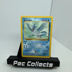 Articuno 17/62 Rare Fossil Pokemon Unlimited Moderately Played - Image 1