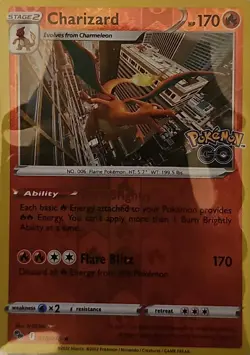 Pokemon GO Charizard Reverse Holo - Image 1