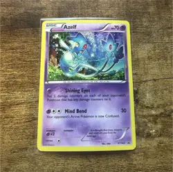 Azelf XY142 XY Promo Basic Stage Holo 70 HP Mind Bend 30 Psychic Pokemon TCG - Image 1