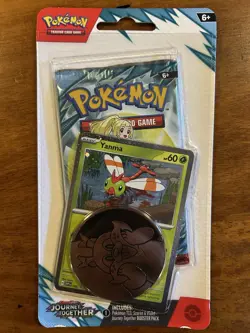 Pokemon Checklane Blister Journey Together Lot Two Packs Scraggy Yanma Boosters - Image 3