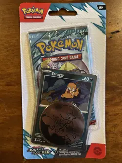 Pokemon Checklane Blister Journey Together Lot Two Packs Scraggy Yanma Boosters - Image 4