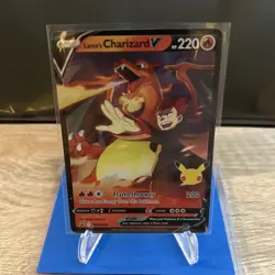 LANCE'S CHARIZARD V POKEMON SWSH133 2021 CELEBRATIONS COLLECTION HOLO ENGLISH - Image 1
