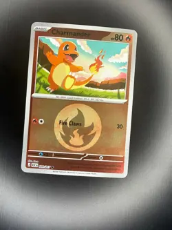 Charmander (Energy Symbol Pattern) 020/217 Holo Ascended Heroes Pokemon NM - Image 1