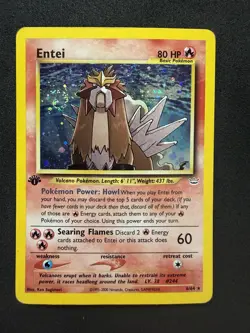 2001 POKEMON ENTEI 1ST EDITION NEO REVELATION #6 HOLO RARE - MP - Image 5