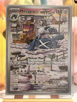 Pokemon TCG Metagross 178/162 SV05 Temporal Forces Illustration Rare Holo FA - Image 1