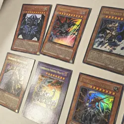 Yugioh TCG Shonen Jump Promo Lot Holo Obelisk Wicked Dreadroot Eraser Barbaros - Image 3