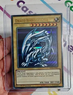 CARTA YU-GI-OH DRAGO BIANCO OCCHI BLU 1* EDIZIONE ULTRA RARA DUSA-IT043 - Image 1