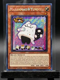 Marshmao Yummy DOOD-EN024 Secret Rare 1st Edition Near Mint Yugioh - Image 1