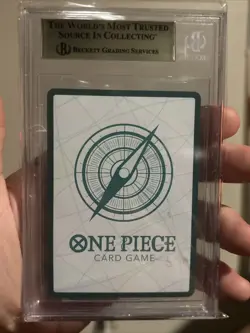 🚛🔥One Piece PRB-01 The Best • Queen Gold Don ENGLISH Beckett Pristine 10 - Image 3