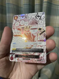 One Piece TCG A Fist of Divine Speed Honesty Impact Event Manga Art OP11-018 R! - Image 2