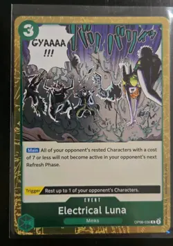 Bandai One Piece CCG Electrical Luna Two Legends Event Foil Rare Eng OP08-036 - Image 1