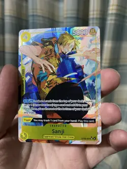 One Piece Sanji ST29-004 (ALT ART) SR Egghead Starter Deck English NM! RARE! - Image 4