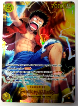 Monkey.D.Luffy - Alt Art SEC - Adventure on Kami's Island - OP15-119 NM - Image 1