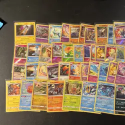 Pokemon Sun And Moon 60 Card Lot Mixed - Image 1