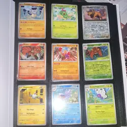 Pokemon Scarlet & Violet 151 Binder Lot Bulbasaur Alakazam Cards - Image 3
