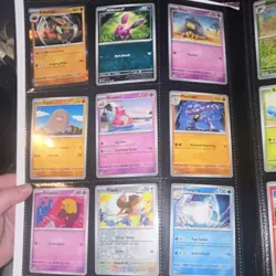 Pokemon Scarlet & Violet 151 Binder Lot Bulbasaur Alakazam Cards - Image 4