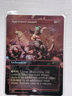 Magic: The Gathering Aggravated Assault 1983 Rare Foil Secret Lair Red Frank Fr… - Image 1