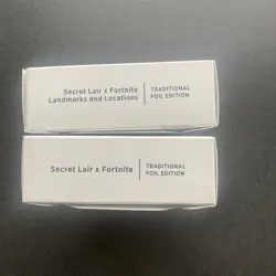 Magic The Gathering MTG Secret Lair x Fortnite FOIL Edition Bundle Sealed - Image 1