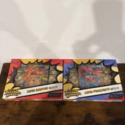 Pokemon TCG Ascended Heroes Mega Feraligatr & Emboar Ex Boxes SEALED (Lot Of 2) - Image 1