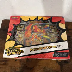 Pokemon TCG Ascended Heroes Mega Feraligatr & Emboar Ex Boxes SEALED (Lot Of 2) - Image 2