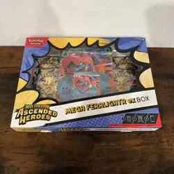 Pokemon TCG Ascended Heroes Mega Feraligatr & Emboar Ex Boxes SEALED (Lot Of 2) - Image 3