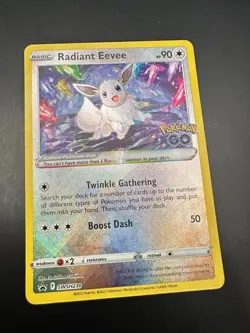 Pokemon TCG Radiant Eevee SWSH230 Black Star Promo - Image 1