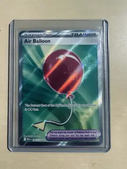 Pokemon Air Balloon Trainer 166/132 Me01: Mega Evolution Holo Full Art - Image 1
