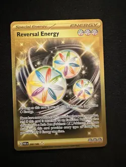 Pokemon Reversal Energy 266/182 Paradox Rift Gold Hyper Rare Holo NM - Image 1