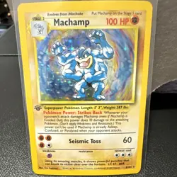 Wizards of the Coast Machamp 8/102 Base Set 1999 Holo Rare English 100 HP - Image 1