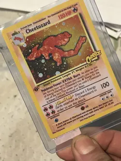 Custom 2025 Pokemon TCG Cheetozard 1st Edition 11/UUU Holo rare ‼ 1/1 - Image 5