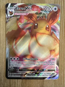 Eevee VMAX SWSH087 SWSH: Sword & Shield Promo Cards Holo NM - Image 1