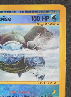 Pokemon - Blastoise - Reverse Holo Rare - 4/165 - Expedition - ENG - Vintage - Image 4
