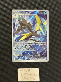Pokemon Mega Evolutions - Inteleon - 142/132 - Illustration Art Rare - M/NM - Image 1